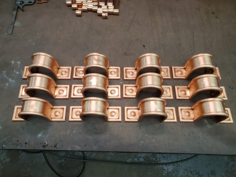Radmont Radius Ornamental Decorative Copper Downspout Bands