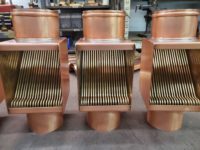 AutoClear Brasstonian Copper Downspout Cleanouts Leaf and Debris Diverters Filters