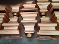 Old World 10 Copper Leader Heads Collector Boxes for 4" Round European Downspouts