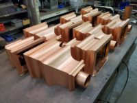 Old World 10 Copper Leader Heads Collector Boxes for 4" Round European Downspouts
