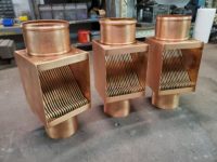 AutoClear I COPPER Series Copper Downspout Leaf and Debris Filters Screens Cleanouts