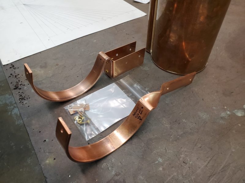 SideRider and HRCU Copper Gutter Brackets