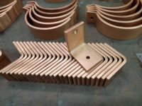 ZAK Copper Downspout Bracket for 4" Round Downspouts