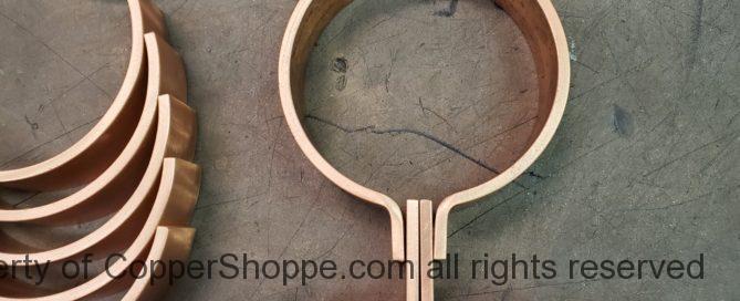 ZAK Copper Downspout Bracket for 4" Round Downspouts