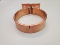 ZAK Copper Downspout Bracket for 4" Round Downspouts