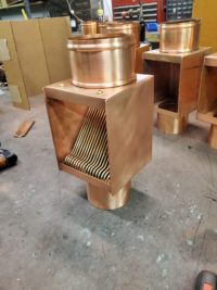 AutoClear I COPPER Series Copper Downspout Leaf and Debris Diverter Filter for project approval