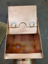 AutoClear I-COPPER series Copper Downspout Cleanouts Leaf and Debris Diverters Filters