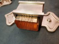 Fleur-de-Lis Ornamental Decorative Copper Downspout Bands Straps