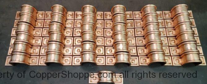 Radmont Radius Ornamental Decorative Copper Downspout Bands Straps