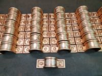 Radmont Radius Ornamental Decorative Copper Downspout Bands Straps