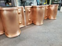 Winthrop Ornamental Copper Downspout Bands Straps Covers
