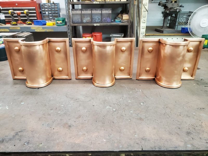 Winthrop Ornamental Copper Downspout Bands Straps Covers