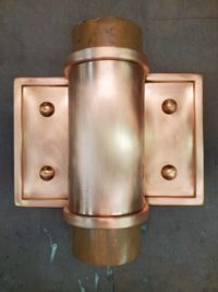 Winthrop Ornamental Copper Downspout Bands Straps Covers