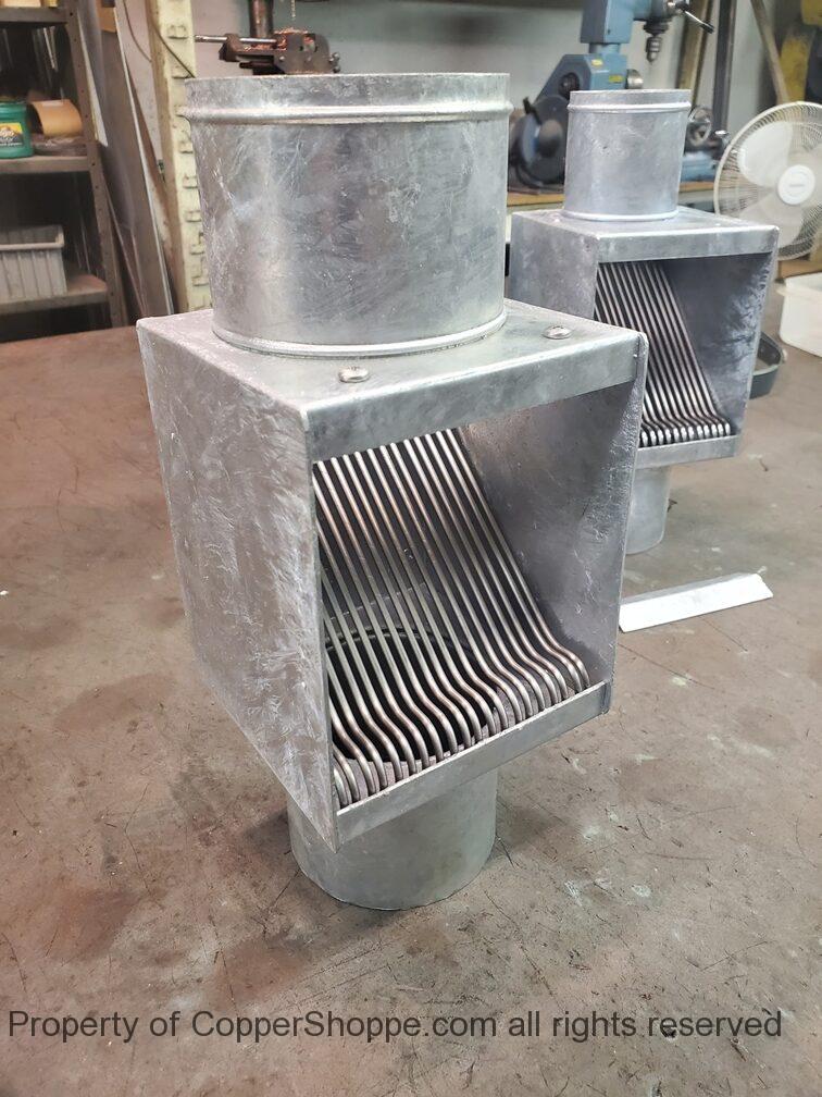 autoclear-i-zinc-coated-steel-4-round-leaf-diverter-debris-cleanout-826-06 AutoClear I-ZINC Series Leaf and Debris Diverter Downspout Cleanout