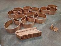Knoke Copper Downspout Brackets for 4" Round Copper Downspouts