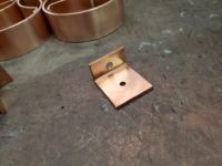 Knoke Copper Downspout Brackets for 4" Round Copper Downspouts