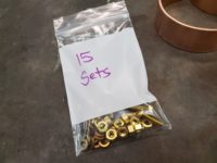 Knoke Copper Downspout Brackets for 4" Round Copper Downspouts