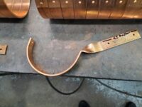 SideRider Copper Gutter Brackets. These are made to fit World Gutter Systems 6" Euro Style Gutter.