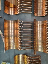 SideRider Copper Gutter Brackets. These are made to fit World Gutter Systems 6" Euro Style Gutter.
