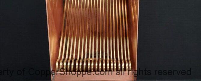 AutoClear HV High Water Volume Copper Downspout Leaf and Debris Diverter Filter Clean Out