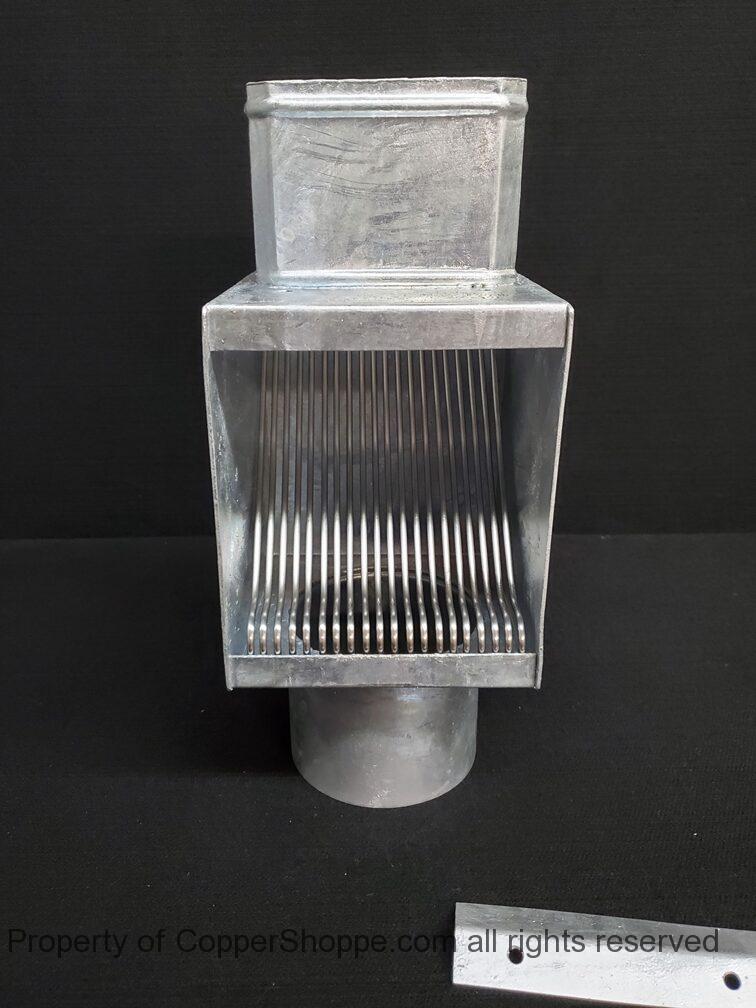 autoclear-i-zinc-series-leaf-debris-diverter-filter-screen-cleanout-96-07 AutoClear I-ZINC Series Leaf and Debris Diverter Downspout Cleanout