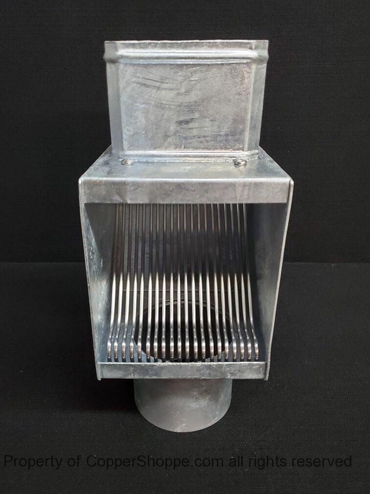 autoclear-i-zinc-series-leaf-debris-diverter-filter-screen-cleanout-96-09 AutoClear I-ZINC Series Leaf and Debris Diverter Downspout Cleanout