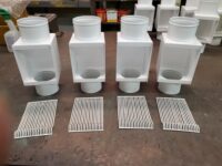 AutoClear I-PCSS Downspout Cleanout Leaf and Debris Diverter Filter Screen Clean Out