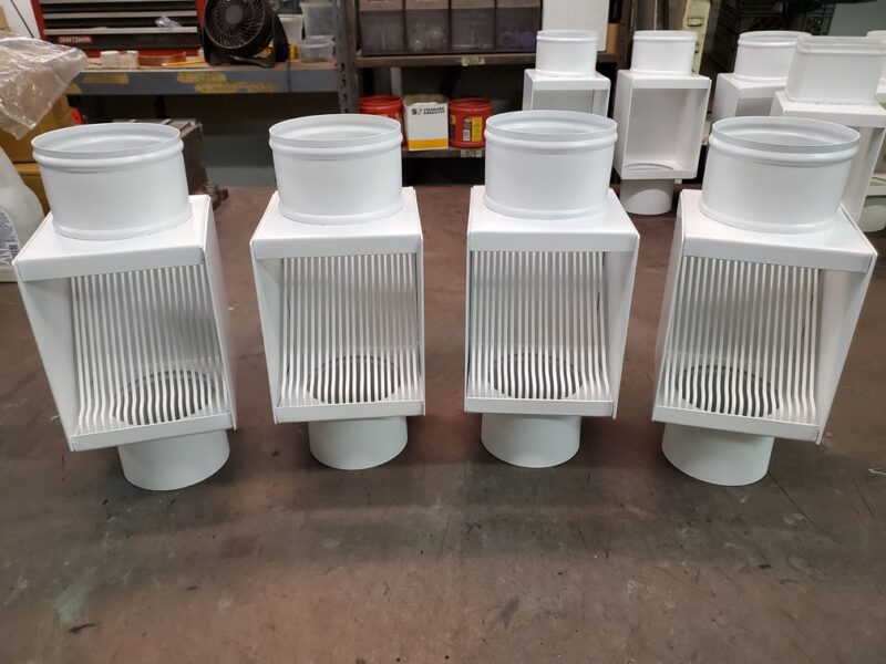 AutoClear I-PCSS Downspout Cleanout Leaf and Debris Diverter Filter Screen Clean Out