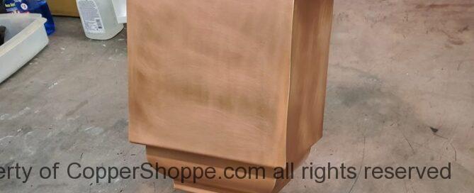 Troubadour Copper Leader Head Collector Box