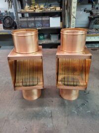 AutoClear I-Copper Downspout Leaf and Debris Diverters Filters
