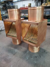 AutoClear I-Copper Downspout Leaf and Debris Diverters Filters