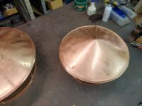 Round Copper Chimney Flue Caps