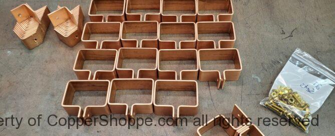 Knoke Copper Downspout Brackets for 3" by 2" Downspouts