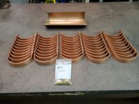 HR Copper Gutter Brackets for 6" Half Round Copper Gutters