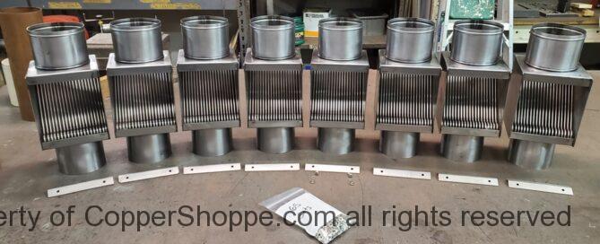 Custom Mill Finish Steel AutoClears Leaf and Debris Diverters Filters Screens Cleanouts