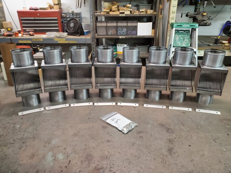 Custom Mill Finish Steel AutoClears Leaf and Debris Diverters Filters Screens Cleanouts