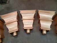 Old World 5 Copper Leader Boxes Conductor Heads