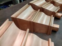 Old World 5 Copper Leader Boxes Conductor Heads