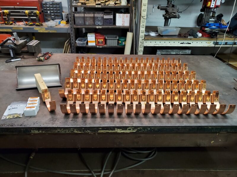 HRU Copper Gutter Brackets for 6" Half Round Gutters