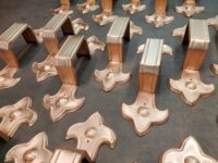 fluer-de-lis-3-custom-ornamental-decorative-downspout-band-strap-09 Fleur-de-Lis 3 Ornamental Decorative Copper Downspout Bands