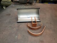 HRU Copper Gutter Brackets for 6 inch Half Round Copper Gutters pt. 3