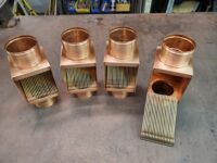 AutoClear I-COPPER Series Downspout Leaf and Debris Diverters Filters Screens with Soldered in Place Diverter Plates