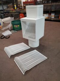 AutoClear I-PCSS Powder Coated Stainless Steel Leaf and Debris Diverters Filters Screens Cleanouts