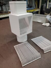 AutoClear I-PCSS Powder Coated Stainless Steel Leaf and Debris Diverters Filters Screens Cleanouts
