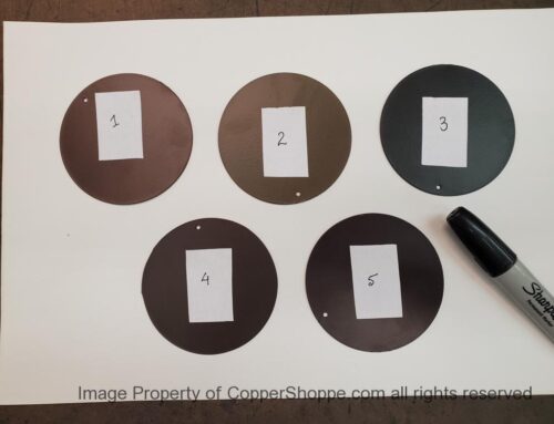 Color Chips Dark Brown for 2021 Color Selection