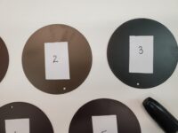 Color Chips Dark Brown for 2021 Color Selection