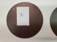 Color Chips Dark Brown for 2021 Color Selection