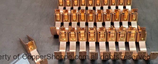 HRU Copper Gutter Brackets Hangers for 6" Half Round Copper Gutters