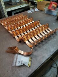 HRU Copper Gutter Brackets Hangers for 6" Half Round Copper Gutters