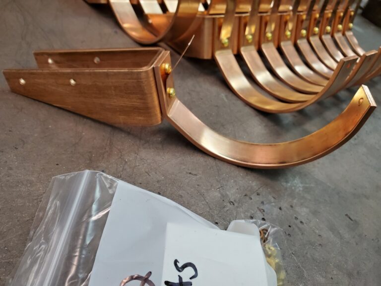 HRU Copper Gutter Brackets Hangers for 6" Half Round Copper Gutters